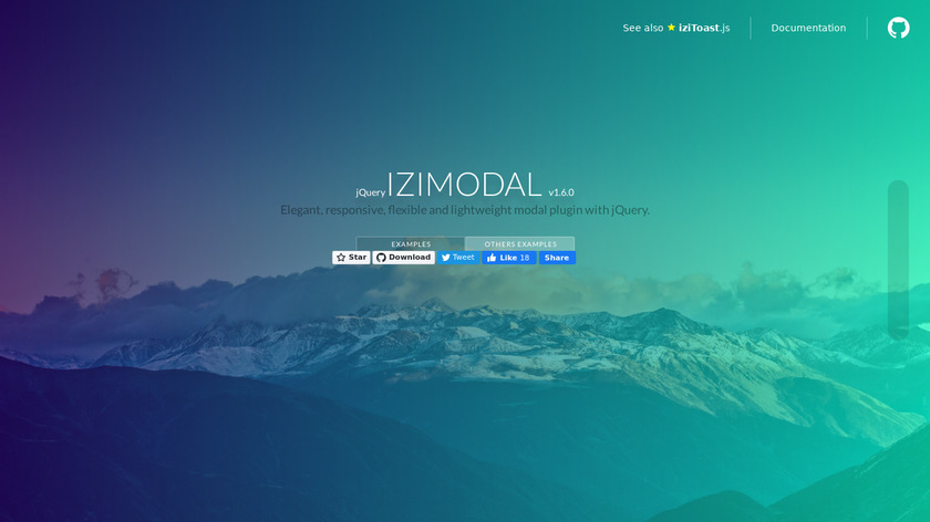 IziModal Landing Page