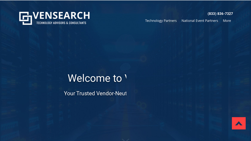 VENSEARCH Landing Page