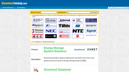 Datasheet Catalog image