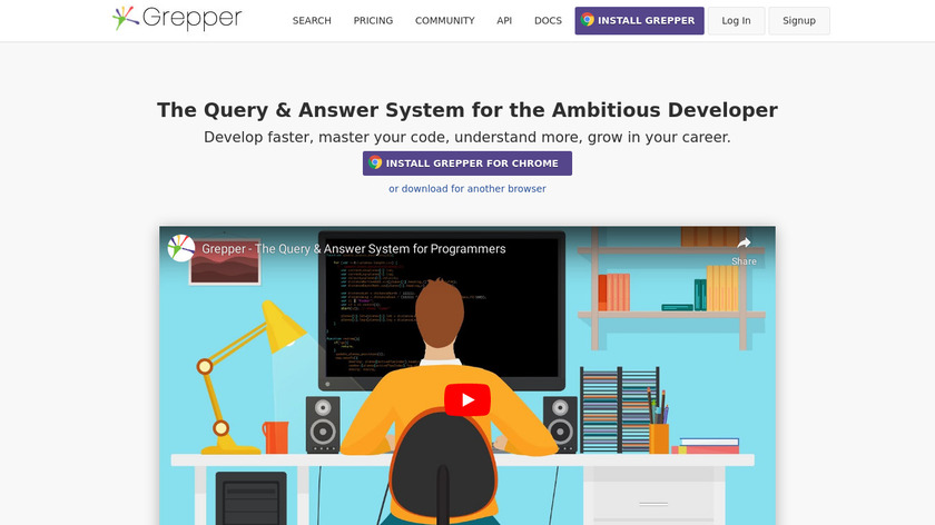 Codegrepper Landing Page