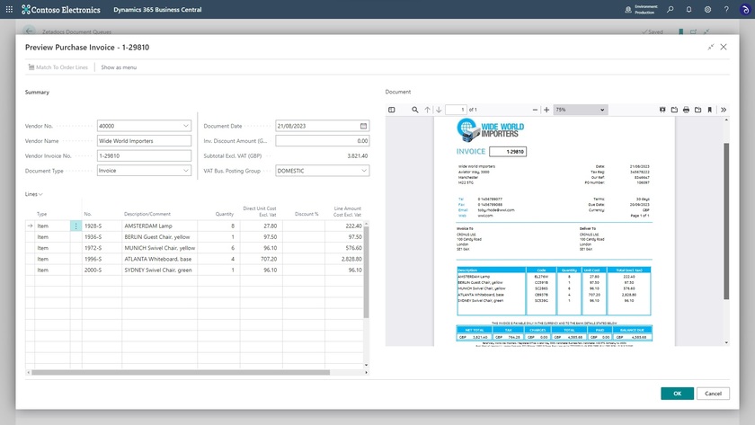 Zetadocs Capture Landing Page