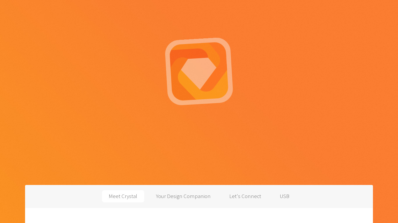 Crystal: Sketch Mirror for Android Landing page