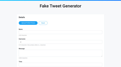 Fake Tweet Generator image