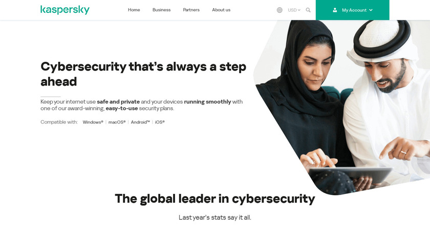 Kaspersky Battery Life Landing Page