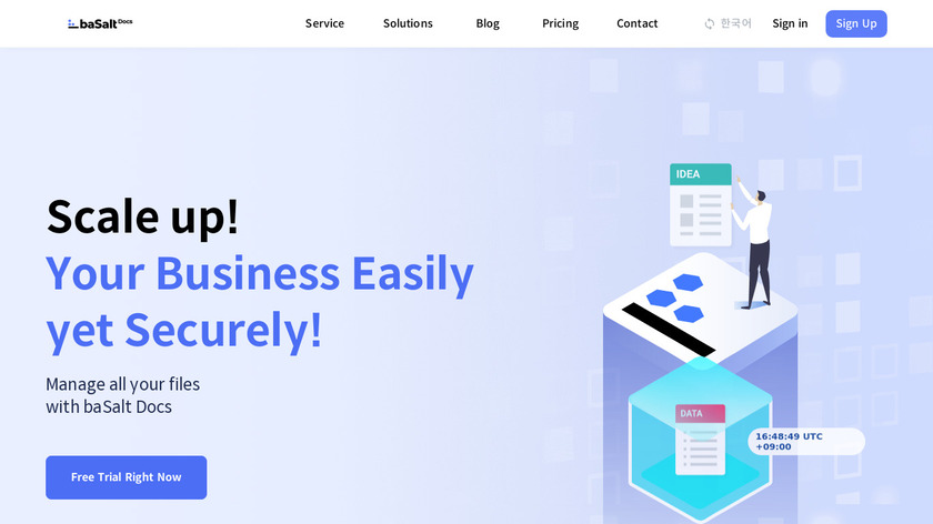 BaSalt Landing Page