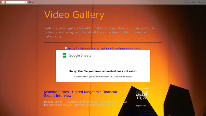 VidMoney Landing Page