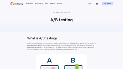 Optimizely A/B Testing image