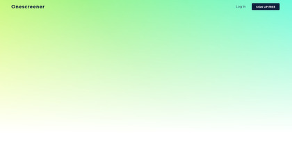 Onescreener E-commerce image