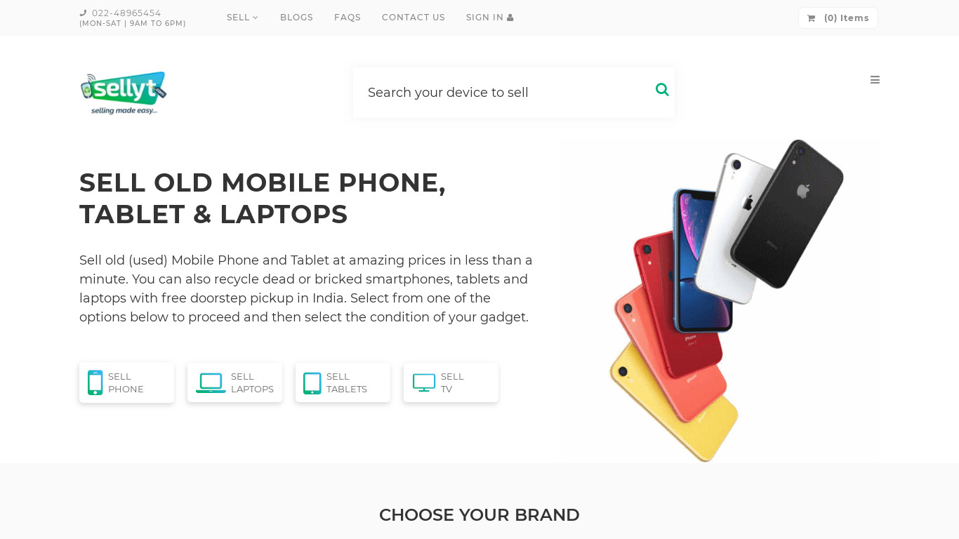 Sellyt Landing page