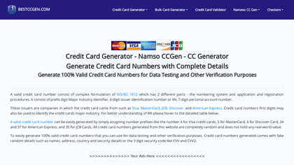 Bestccgen Credit Card Generator image