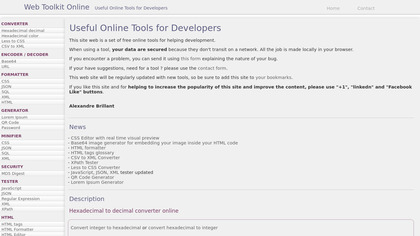 Web Tool Kit Online image