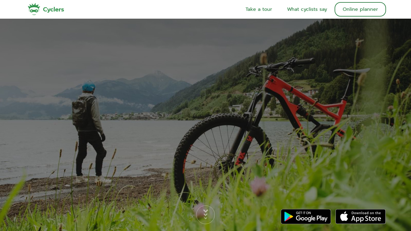 Cyclers Landing page