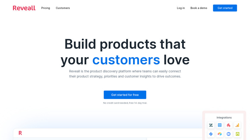 Reveall Landing Page