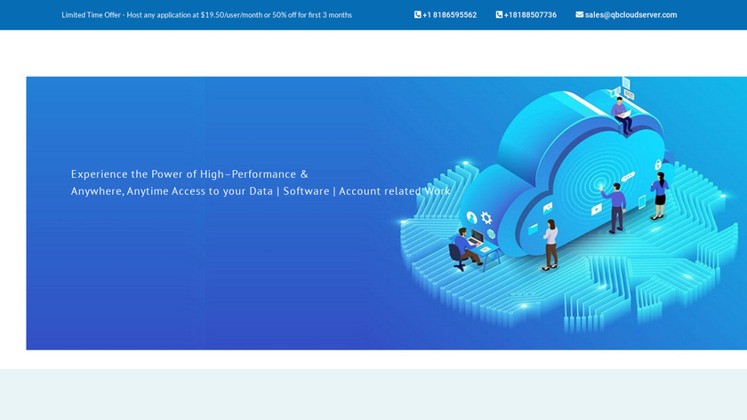 QB Cloud Server Landing Page