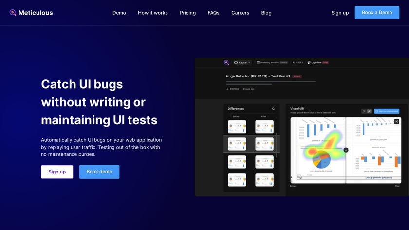 Meticulous Landing Page