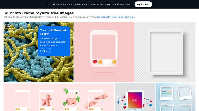 3D Photo Frame Landing Page