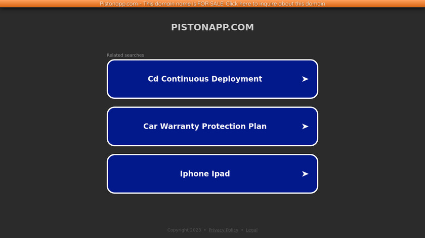 Piston Landing Page