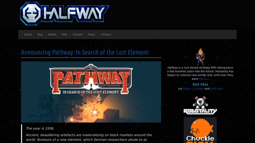 Halfway Landing Page