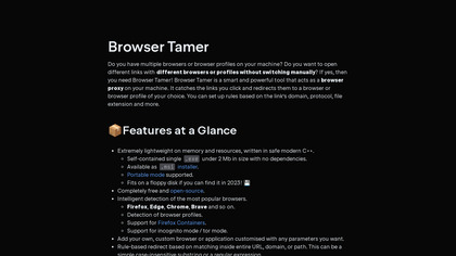 Browser Tamer image