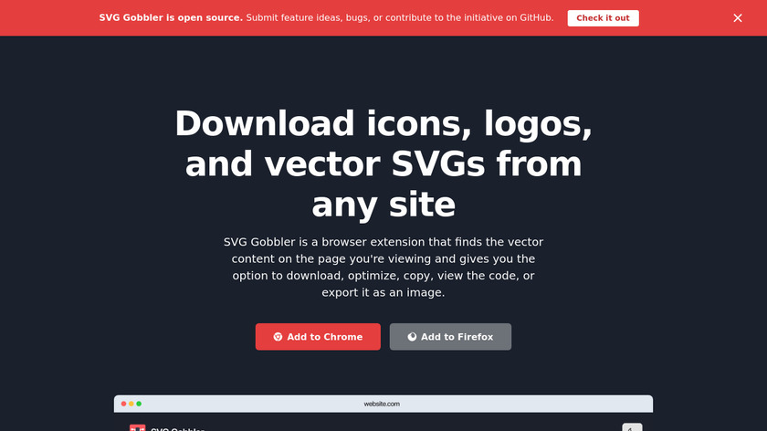 SVG Gobbler Landing Page