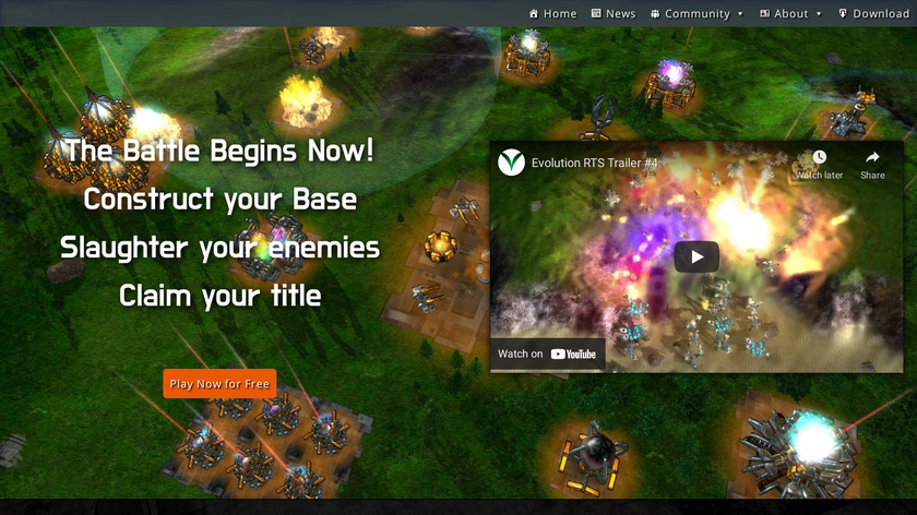 Evolution RTS (Series) Landing Page