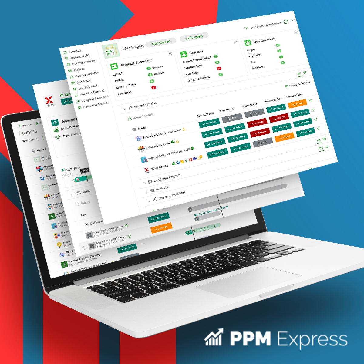 PPM Express Landing page