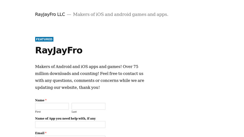 Loud Ringtones Landing Page