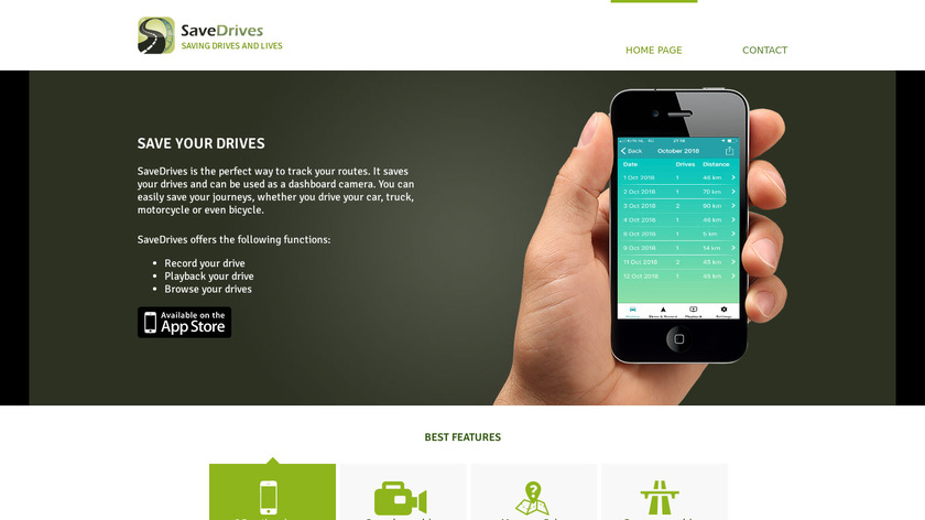 SaveDrives Landing Page