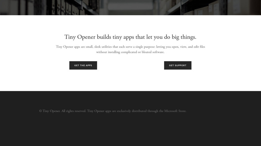 RAR Opener Landing Page