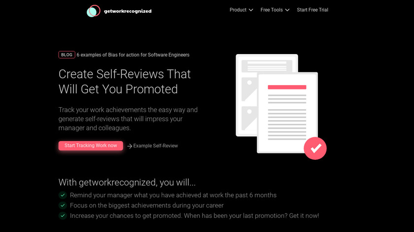 getworkrecognized Landing Page