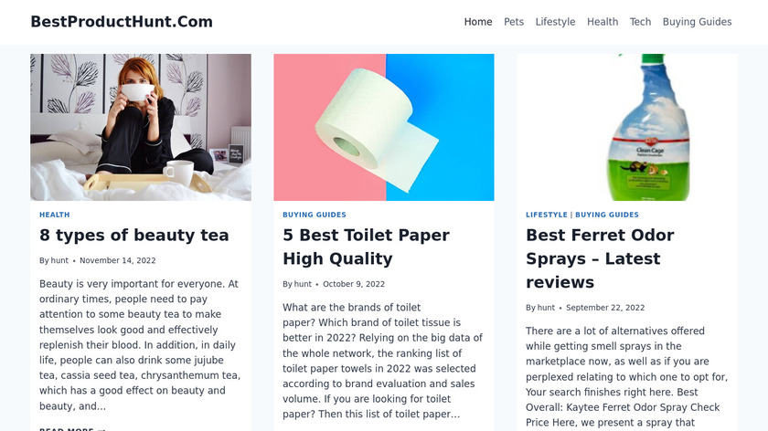 Best Product Hunt Landing Page