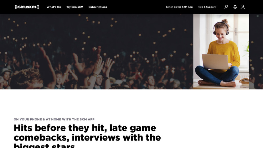Car Music Streaming Landing Page