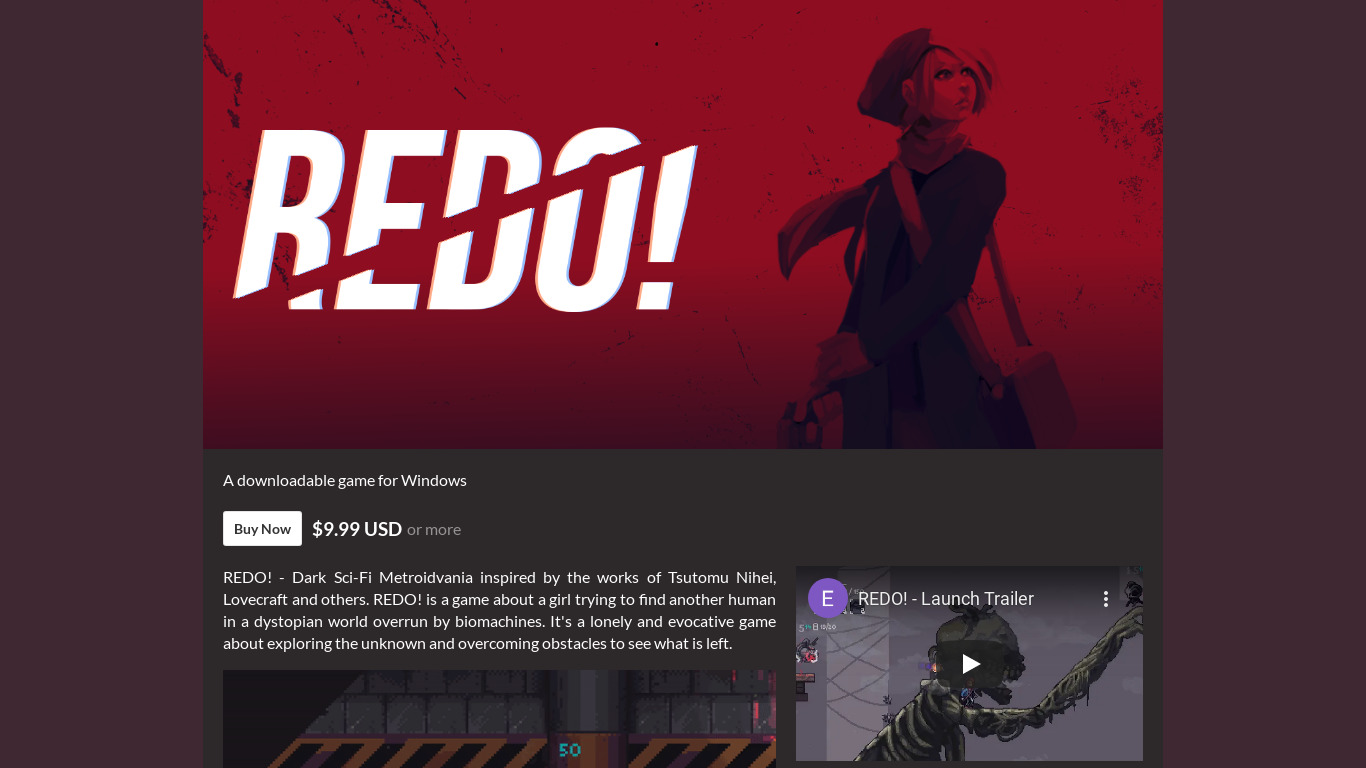 REDO! Landing page
