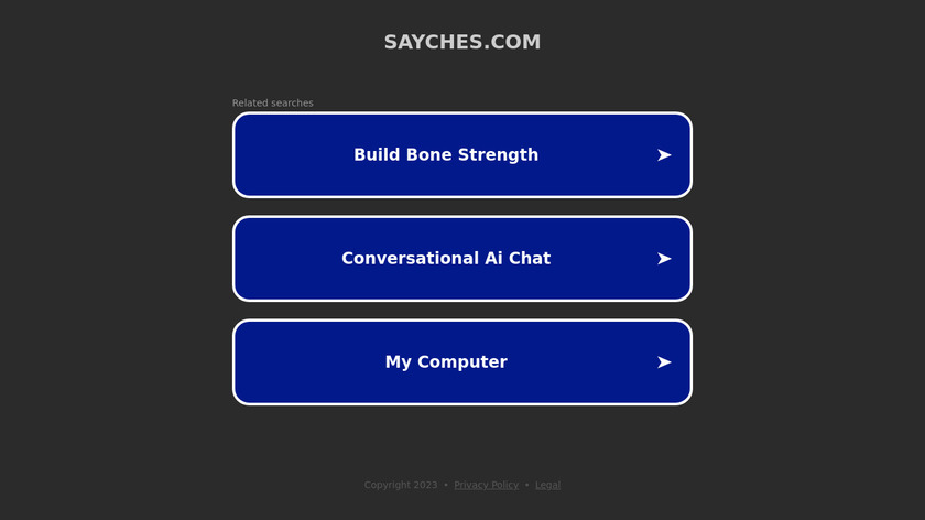 Sayches Landing Page