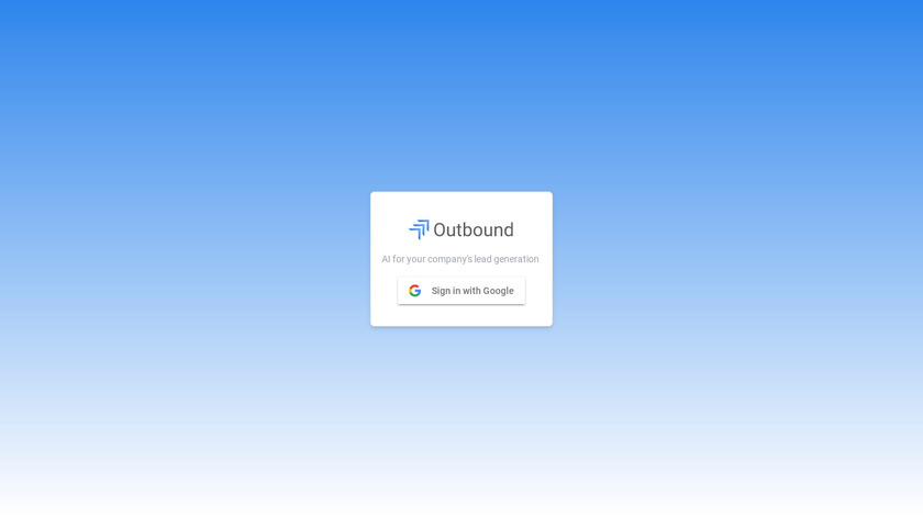 Outbound Landing Page
