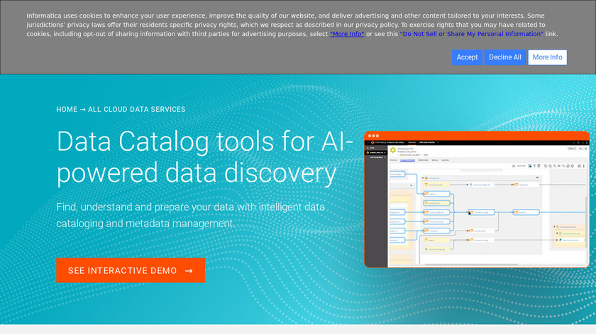 Informatica Data Catalog Landing Page