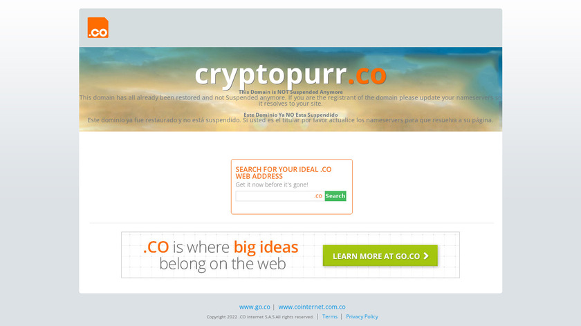 Cryptopurr Landing Page