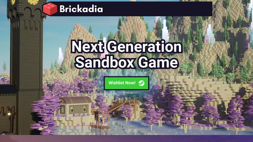 Brickadia Landing Page