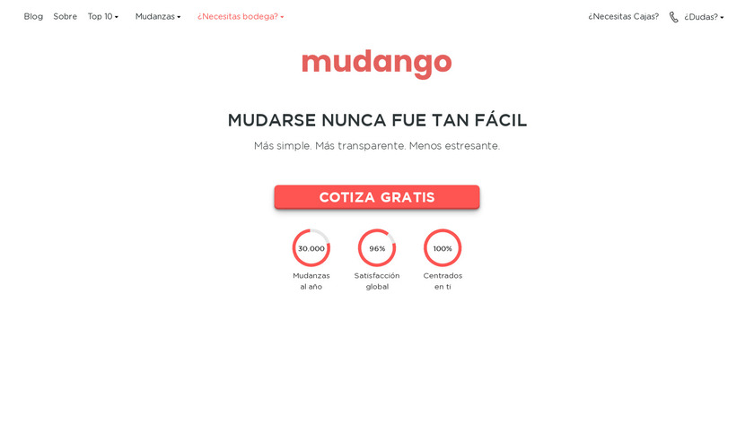 Mudango Landing Page