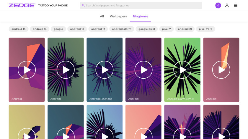 Ringtones For Android Phone Landing Page