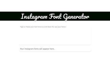 IG FONTS GENERATORS image