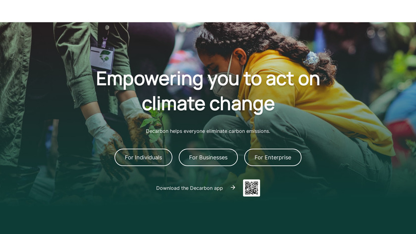 Decarbon Landing Page