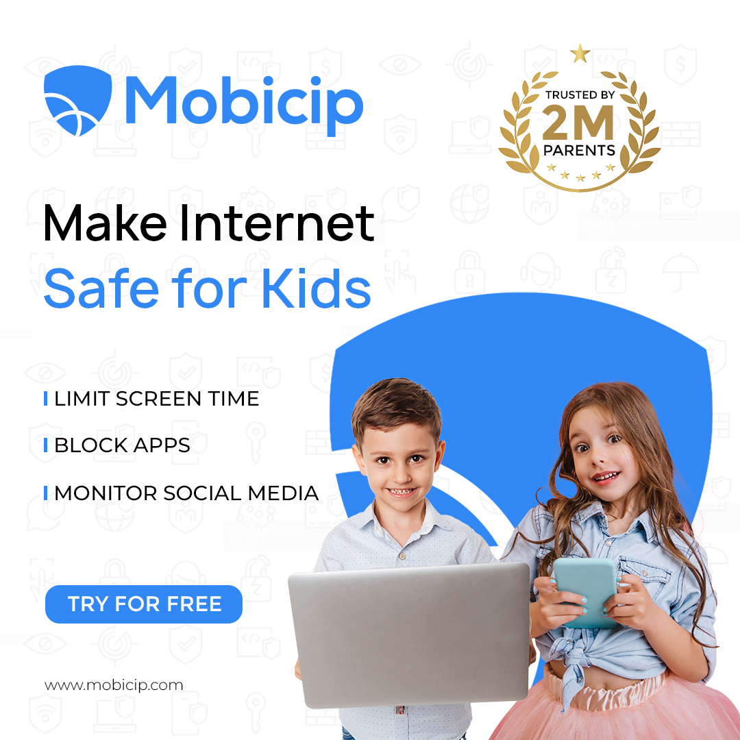Mobicip Landing page