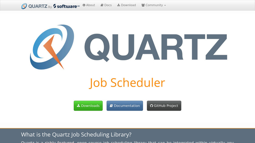 Quartz Scheduler Landing Page