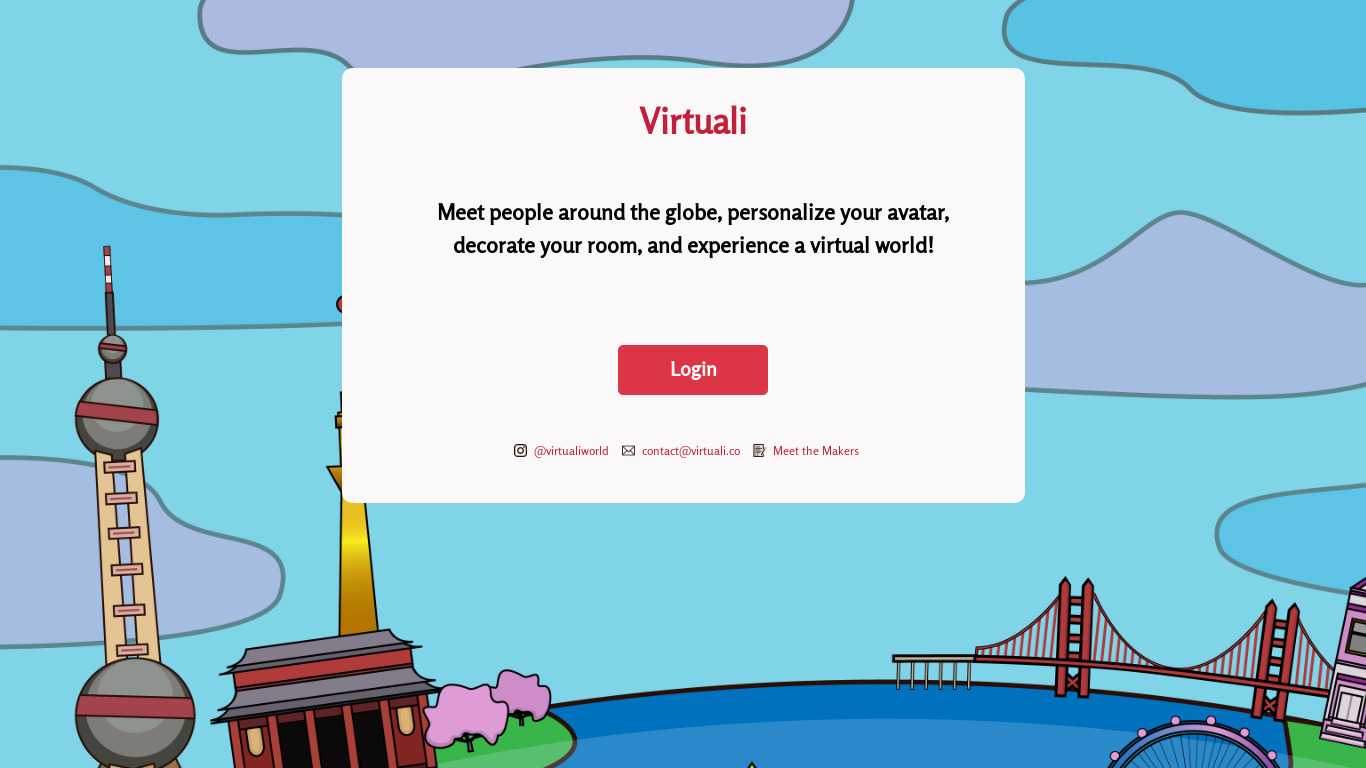 Virtuali Landing page
