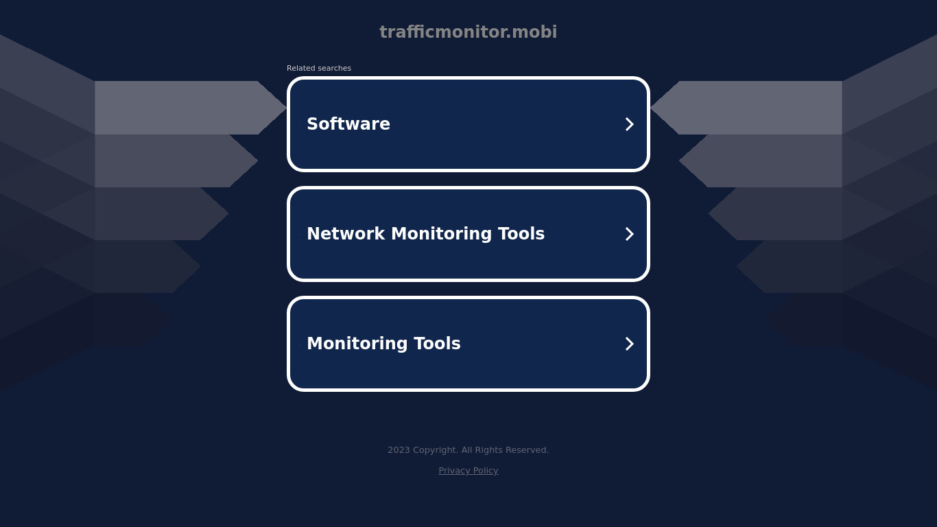 Traffic Monitor & 3G/4G/5G Speed Landing page