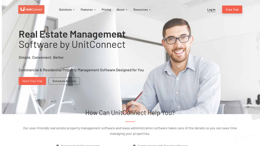 UnitConnect Landing Page
