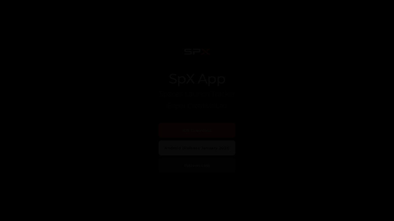 SpX Landing page