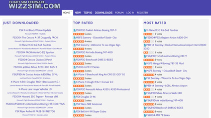 Wizzsim.com Flight Simulator Freeware image