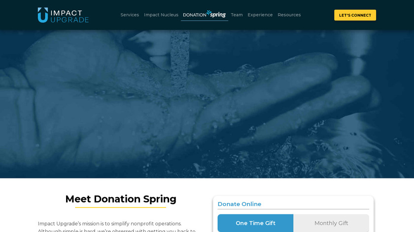 Donation Spring Landing Page